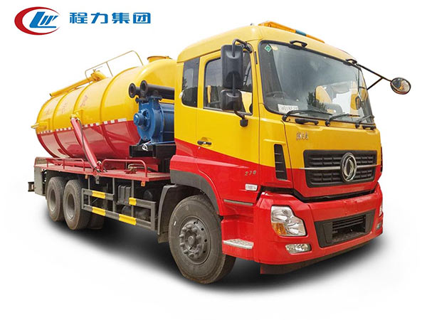 東風(fēng)天龍后八輪吸污車(chē)