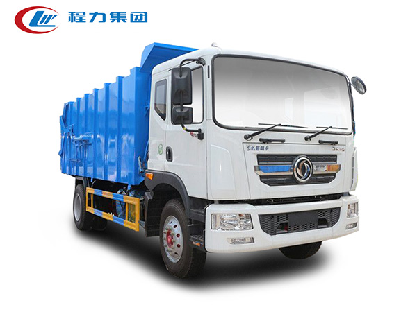 國六東風(fēng)D9壓縮式對(duì)接垃圾車