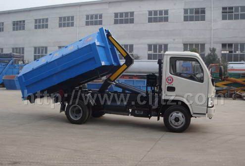 東風金霸車廂可卸式垃圾車